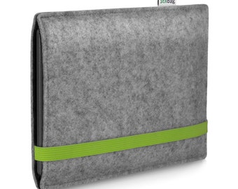 Sleeve Kobo Libra Colour made of wool felt / Handmade e-book reader case model "LEON"