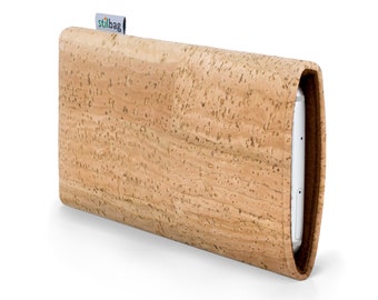 Sleeve for Fairphone made of cork fabric and wool felt | Collection "VIGO" suitable for Fairphone 4 | Fairphone 3+ | Fairphone 3