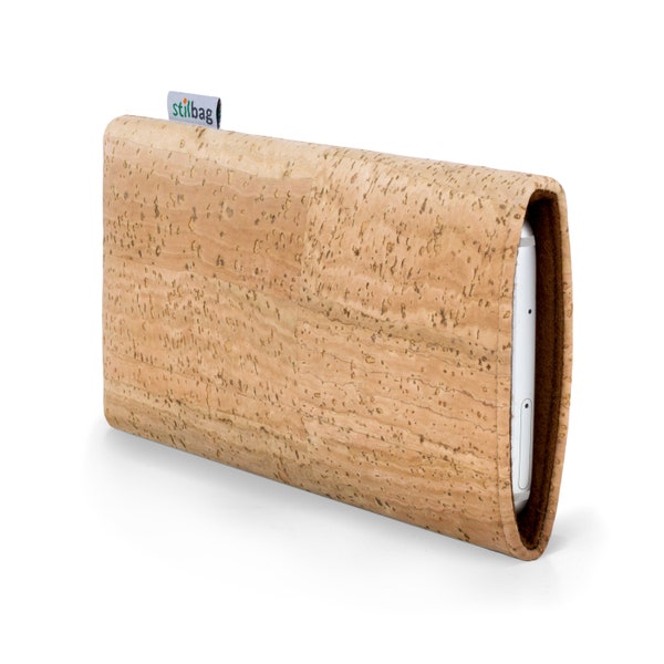 Custom made cork and wool felt sleeve | Perfect fit for iPhone, Samsung, Google, Xiaomi, Motorola, Oppo, Fairphone