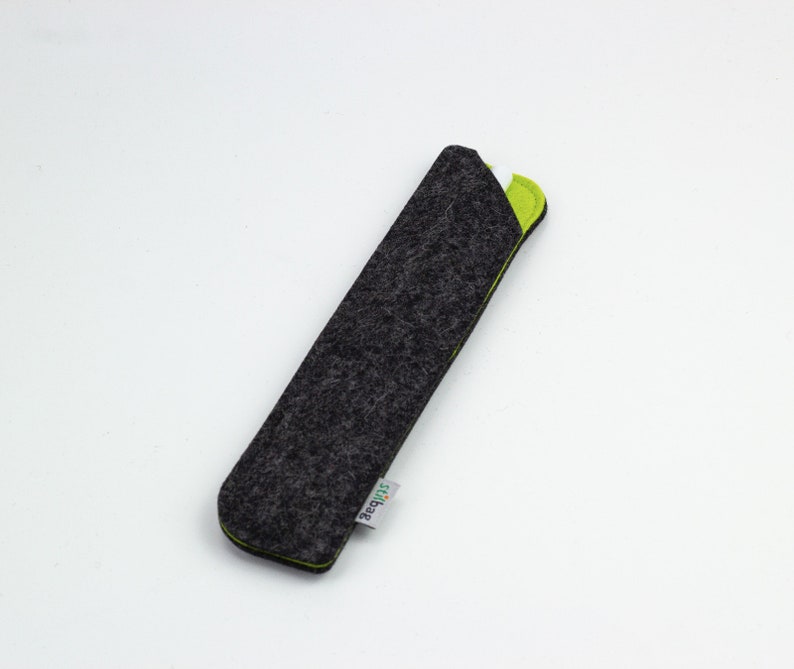 Pen pouch made of wool felt Stylus protective cover image 3