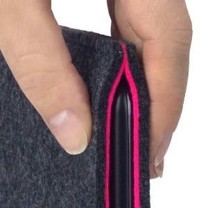 Sleeve for PocketBook made of wool felt E-Reader pouch FINN for all PocketBook models image 6