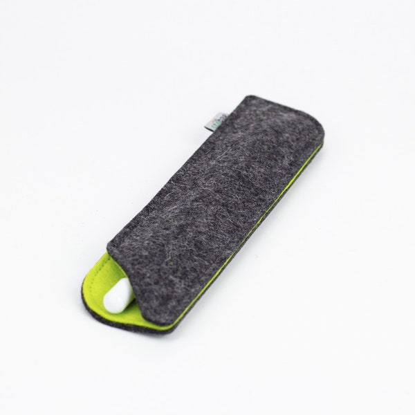 Pen pouch made of wool felt | Stylus protective cover