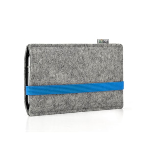 Sleeve for Xiaomi 14 and Xiaomi 14T Pro / lightweight wool felt smartphone pouch / High quality and stylish protective cover LEON by Stilbag