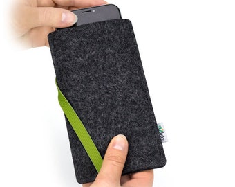 Sleeve for Samsung Galaxy S23, S23 FE, S23+, S23 Ultra - Wool felt phone bag "LEON"