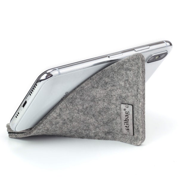 Mobile phone stand of felt - stylish mobile accessories by stilbag