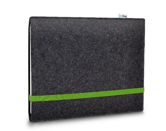 Custom made tablet sleeve || E-Ink tablet | notebook cover made of wool felt model "LEON"