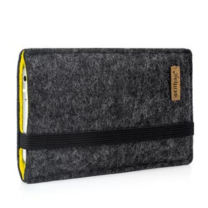 Handytasche für Samsung Galaxy S24 FE, S24, S24+, S24 Ultra / passgenaue Handyhülle aus Wollfilz / Hochwertige Schutzhülle FINN von Stilbag