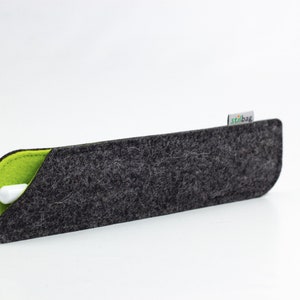 Pen pouch made of wool felt Stylus protective cover image 2