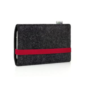 Handyhülle für Apple iPhone 14, 14 Plus, 14 Pro, 14 Pro Max - Handytasche aus Wollfilz LEON