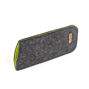 Glasses case made of soft wool felt, protective sleeve for eyewear and sunglasses, suitable for men and women image 4