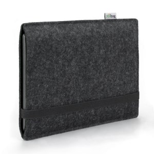 Laptop sleeve custom made from wool felt // Handmade bag model FINN imagem 2