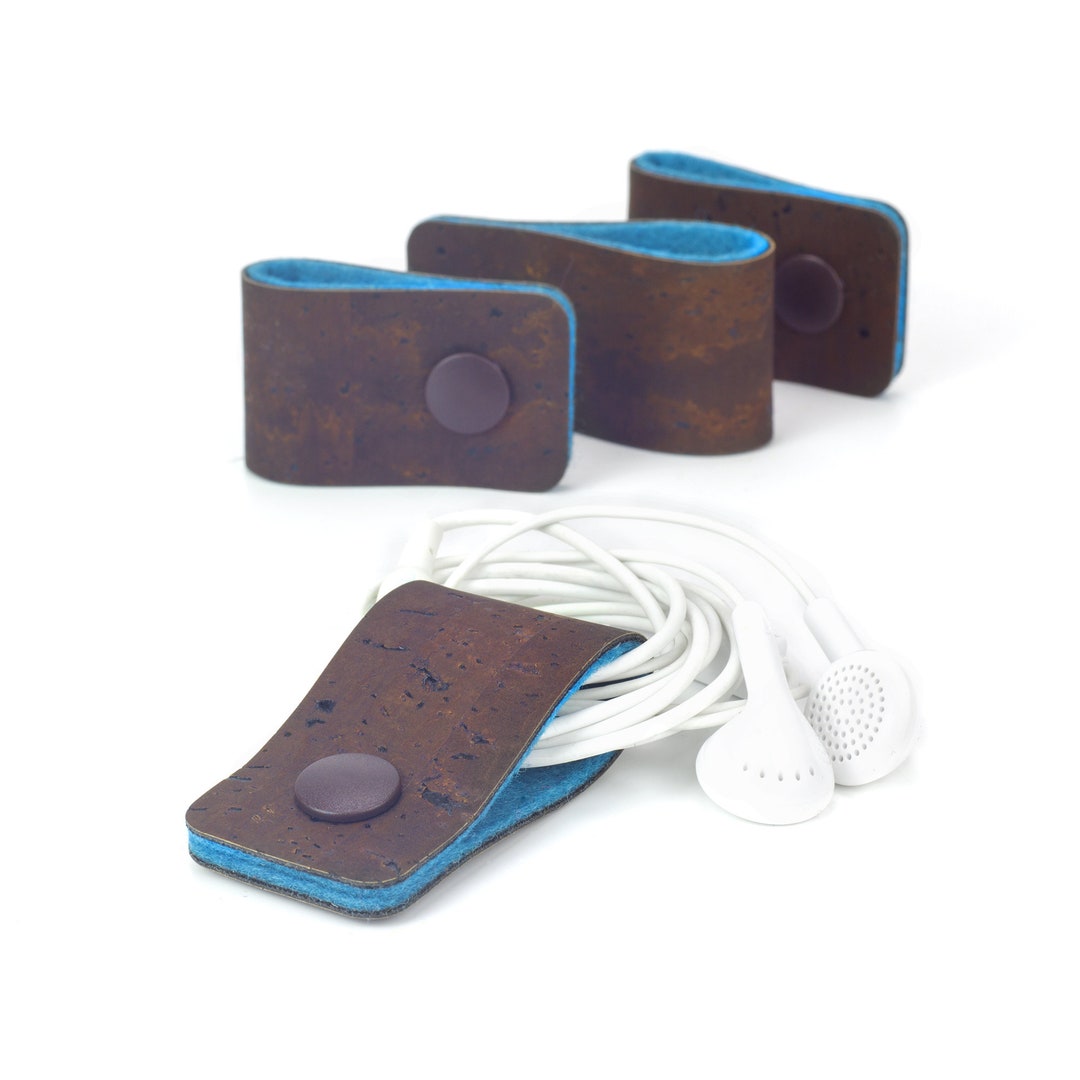 3x Kabelbinder handgefertigt aus Wollfilz, Kabelhalter. Viele Farben