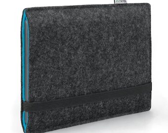 Funda para Kobo Libra Color hecha de fieltro de lana / Bolsa lectora de libros electrónicos hecha a mano modelo "FINN"