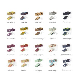 Set de 4 serre-câbles en liège et feutre de laine // Refermable // Différentes couleurs image 10