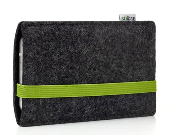 Sleeve for Apple iPhone | Custom made wool felt bag "LEON"