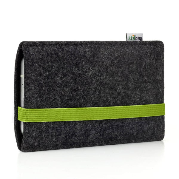 Sleeve for Apple iPhone | Custom made wool felt bag "LEON"