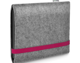 Sleeve Tolino Vision Colour made of wool felt / Handmade e-book reader case model "LEON"