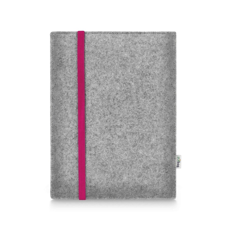 Handmade iPad Air 11" & 13" Sleeve (M2/M3/M4) made of Wool Felt | Minimalist Tablet Case | Merino Wool Cover LEON image 1