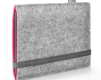 Sleeve Tolino Vision Color made of wool felt - Handmade e-book reader case model "FINN"