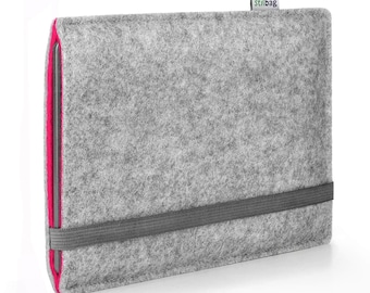 Laptop Hülle nach Maß aus Wollfilz | Handmade Notebook Tasche Modell "FINN"