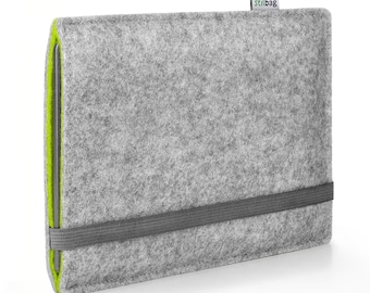 Funda de fieltro de lana para Tolino Shine de quinta generación / Bolsa para lector de libros electrónicos hecha a mano, modelo FINN