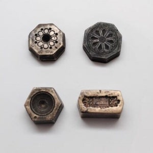 Antiqued Brass Jewelry Stamps