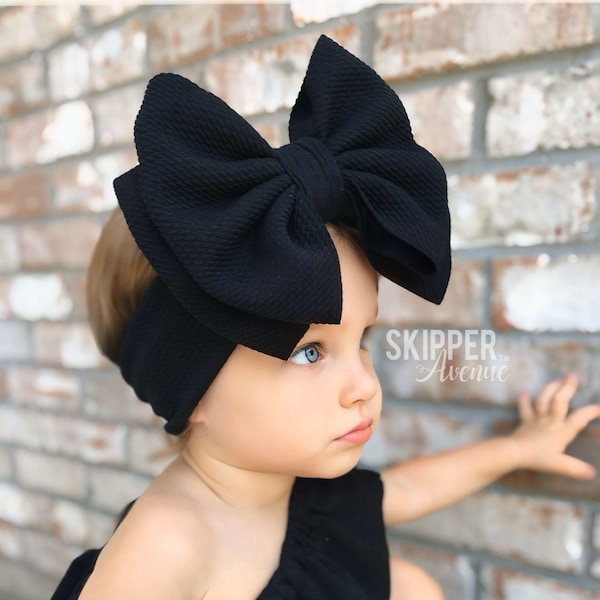 Babyhug Free Size Bow Headband with Sunglasses - Black main image 1