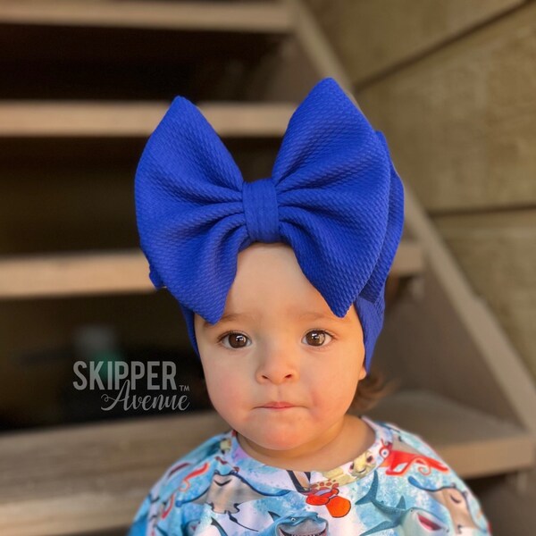 Royal Blue Headband Etsy