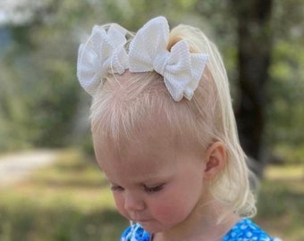 SIGNATURE PIGGIES • Luxe Pigtail Bows, Big Piggie Bows, Big Bows, Mini Pigtail Bows, Skipper Avenue, Piggy Bows, Big Bows on Clip