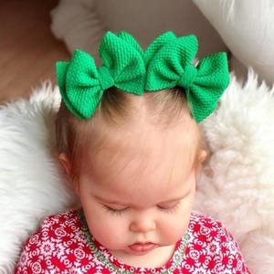 SKIPPER PIGGIES • Signature Stand-up Piggie Bows | Comfy & Lightweight | Sewn Secure | Quality Clip-in Bows | Set of Two
