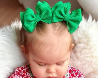 SKIPPER PIGGIES • Signature Stand-up Piggie Bows | Comfy & Lightweight | Sewn Secure | Quality Clip-in Bows | Set of Two