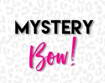 MYSTERY BOWS  • Fun Bargain Bows | Choose a Headwrap, nylon headband, or clip bows