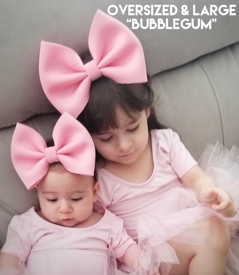 oversized baby bows