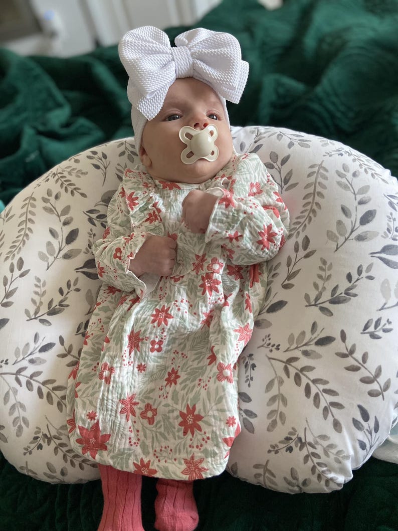 SIGNATURE BOW HEADBANDS • Sewn Secure and Pull-Proof | Custom Bow Size | Big Bows | Pull-Proof | Stretchy Soft | High Quality Handmade Bows image 11