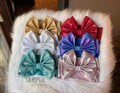 GLITZY BOWS • Signature Stand-Up Headwrap | Permanently Sewn & Pull-Proof | Big Bow Headbands | Soft and Stretchy | Big Bow Headwraps
