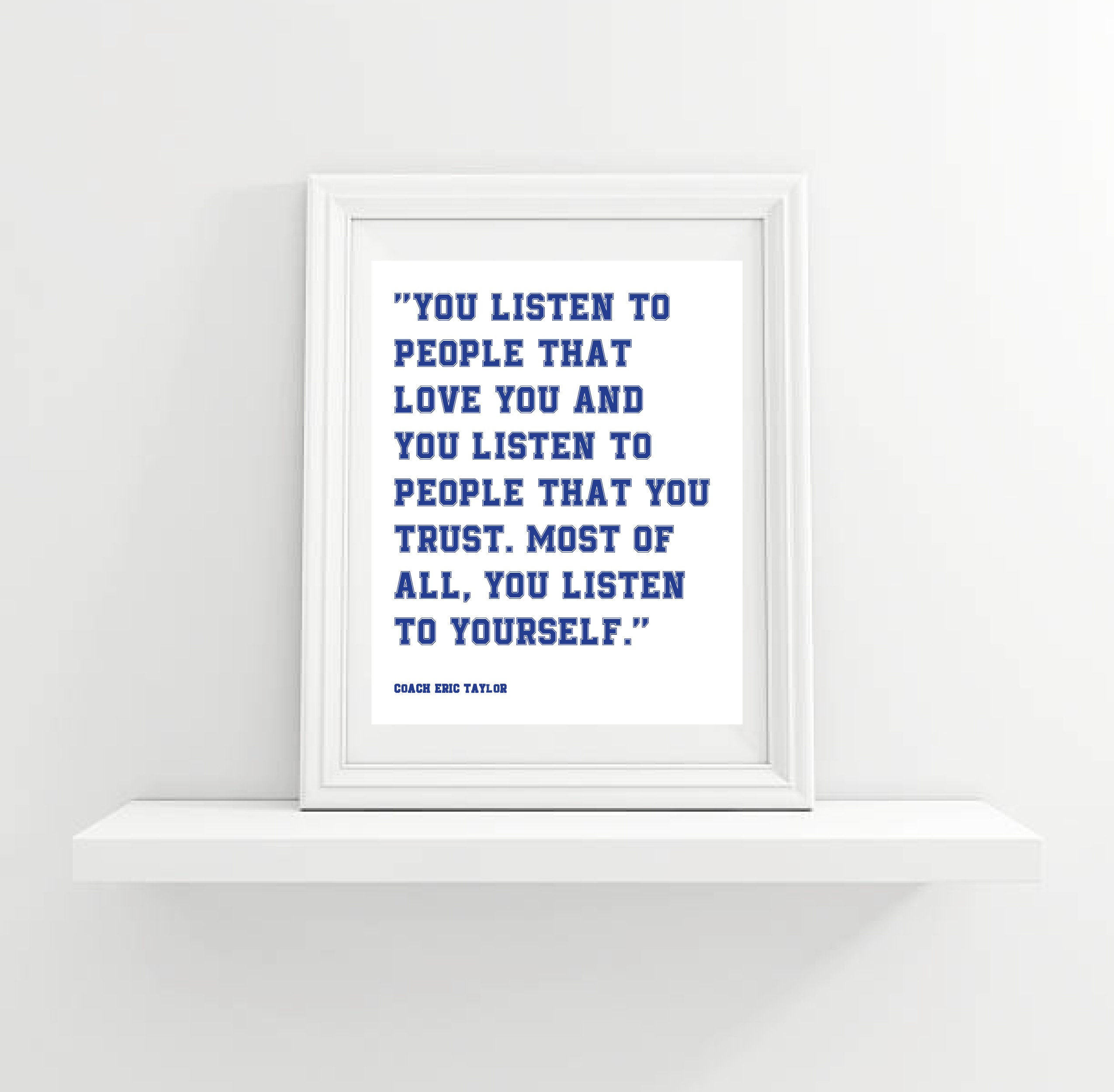 Coach Eric Taylor Quote Clear Eyes Full Hearts Can T Etsy Coach Eric Taylor Quote Clear Eyes Full Hearts Can T Etsy