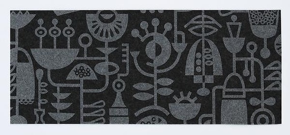 Eco Friendly, minimalist table runner, mid century modern table runner, merino wool felt, modular, modern table runner, eco friendly,