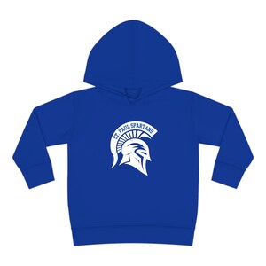 Toddler St. Paul Spartan Hooded Sweatshirt, Spartan Toddler Hoodie, Unisex Toddler Hoodie