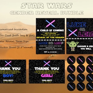Star Wars Gender Reveal Bundle