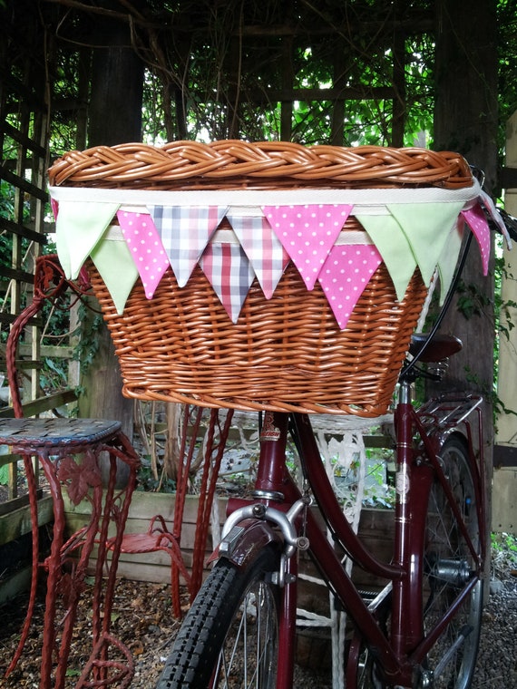 etsy bicycle basket