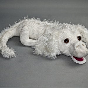 Amigurumi crochet pattern for Falkor inspired luck dragon. Instruction's written in English only !PATTERN ONLY!