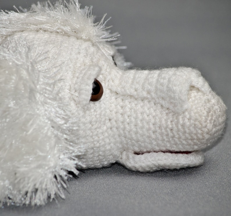 Amigurumi crochet pattern for Falkor inspired luck dragon. Instruction's written in English only PATTERN ONLY 画像 2