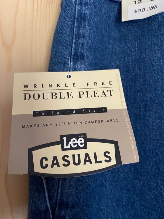 Vintage Lee Casuals Never Worn Stonewash Double P… - image 6