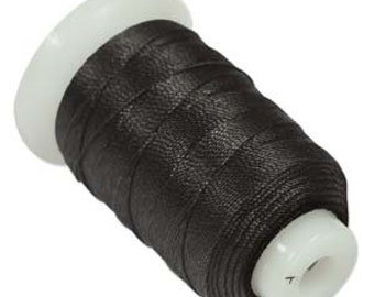 Silk Thread - BLACK .38mm (10m)