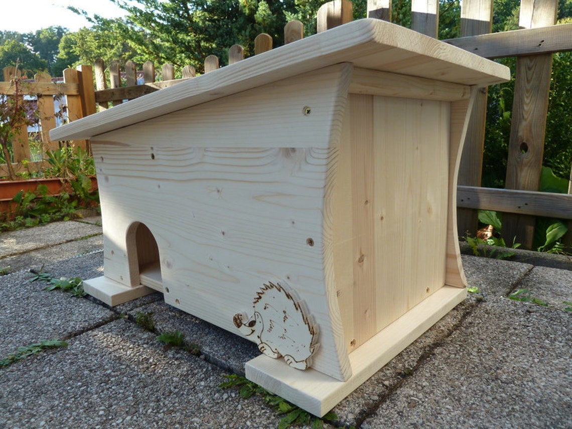 Igelhütte Igelhaus Igelbehausung Häuser für Igel Etsy.de