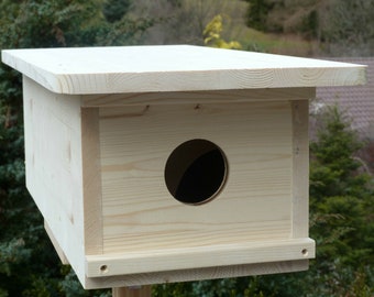 Nistkasten Steinkauz Steinkauzhöhle Eulenkasten Vogelhaus Waldkauz NEU