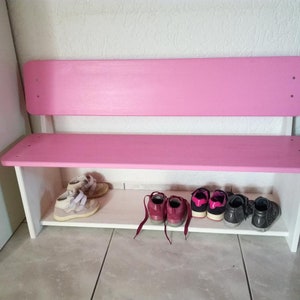 Shoe rack children's bench shelf children's chair bench