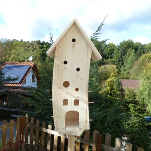 Feed Tower Birdhouse Bird Villa Nesting Box