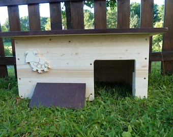 Schildkrötenhaus Terrarium Gehege aus Kiefernholz