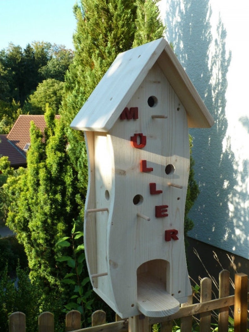 Vogelhaus Nistkasten Vogelvilla Modell Buchstaben Bausatz Etsy
